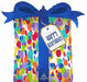 27-Inch Satin Painterly Dots Happy Birthday Foil Balloon
