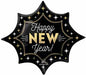 Happy New Year Glam Burst 35-Inch Foil Balloon