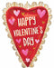 Happy Valentine's Day Sketch Impressions 35-Inch Foil Balloon