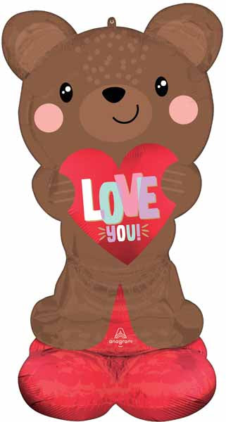 Love Bear AirLoonz Foil Balloon, 49 Inch