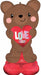 Love Bear AirLoonz Foil Balloon, 49 Inch