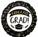 Sketch Congrats Grad 18" Round Foil Balloon