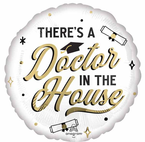 Doctor in the House 18" Round Foil Balloon