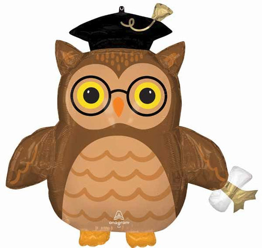 Graduate Wise Owl 30" Foil Graduation Balloon
