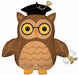 Graduate Wise Owl 30" Foil Graduation Balloon