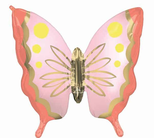 Blossoms Butterfly 30" Shaped Foil Balloon