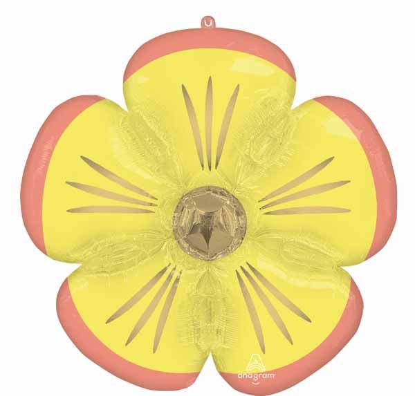 Blossoms Daisy 28-Inch Shaped Foil Balloon