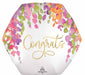 Romantic Floral Congrats 28" Foil Balloon