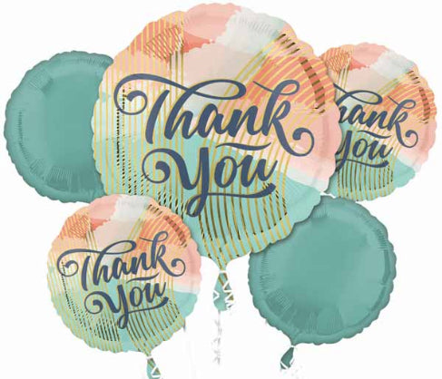 Thank You Clouds Foil Balloon Bouquet