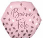 Bonne Fête Blush 23-Inch Foil Balloon