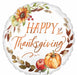 Thanksgiving Harvest 18" Round Foil Balloon