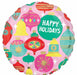Oh What Fun Ornament 18" Round Foil Balloon