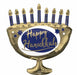 Elegant Menorah 29-Inch Foil Balloon