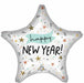 Noon Year Happy New Year 19" Star Foil Balloon