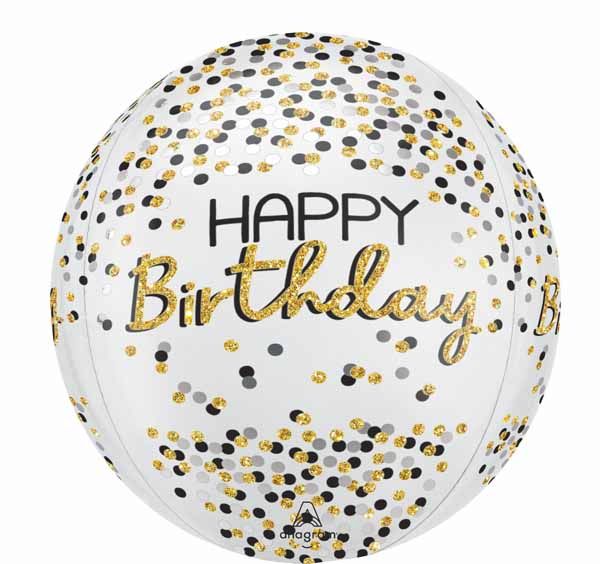 BLK SILVER GOLD HBD 16" ORBZ G20 XL PKG