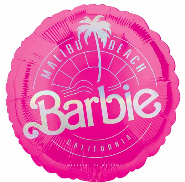 Barbie 18-Inch Round Foil Balloon