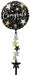 Congrats Black, Silver & Gold 67-Inch AirWalker Foil Balloon