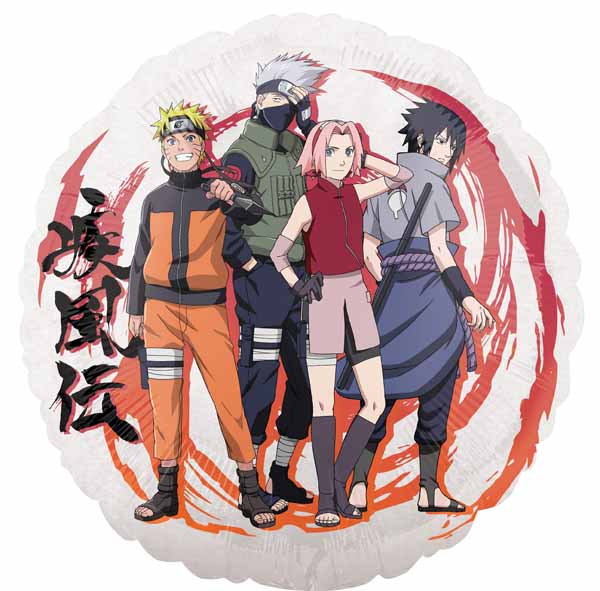 Naruto 18-Inch Round Foil Balloon