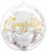 Congrats with Hearts 20-Inch Insider Foil Balloon