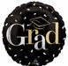 Class Dismissed Graduation Round Foil Balloon, 18 Inch