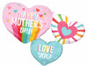 Happy Mother's Day Bright Stripes 33-Inch Foil Balloon
