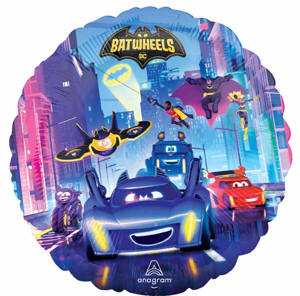Batwheels 18-Inch Round Foil Balloon