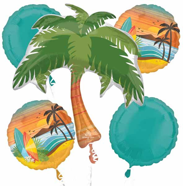 Beach Life Foil Balloon Bouquet