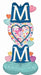 Mom Sprinkled Hearts 49-Inch AirLoonz Foil Balloon