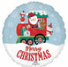 North Pole Express 18" Round Christmas Foil Balloon