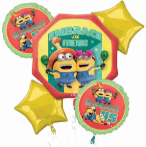 Despicable Me 4 Foil Balloon Bouquet