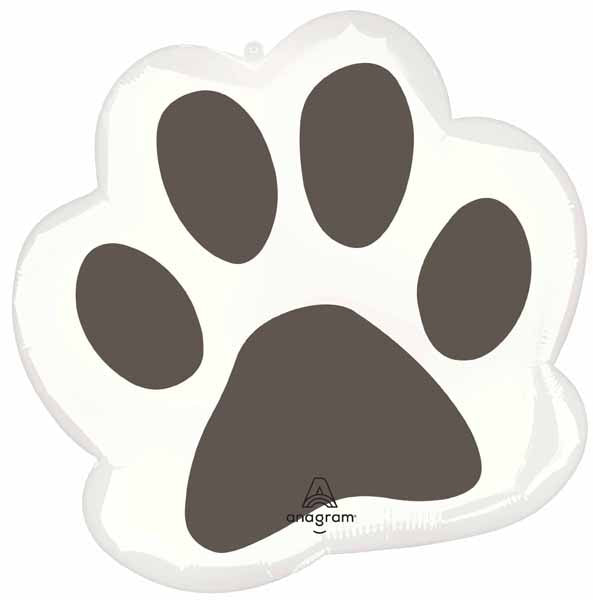 Pawsome Paw Print 23 Inch Foil Balloon