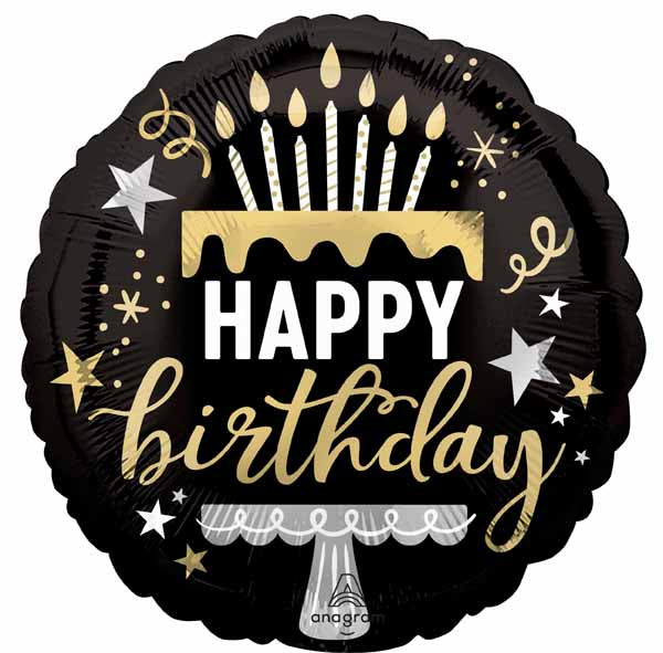 Birthday Surprise 18-Inch Round Foil Balloon