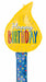 Birthday Candles 39-Inch Shaped Foil Balloon