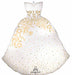 Let's Toast Dress 29-Inch Foil Balloon