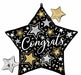 29-Inch Congrats Stars Foil Balloon