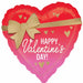 Better with Bows 18-Inch Valentine's Day Heart Foil Balloon
