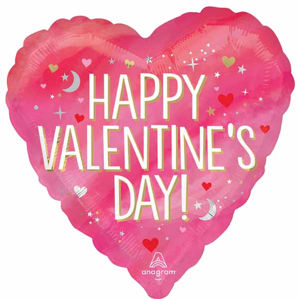 Happy Valentine's Day Infinitely 18-Inch Foil Balloon