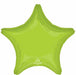 Vibrant Green Star Foil Balloon, 19 Inch