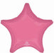 Vibrant Pink Star Foil Balloon, 19 Inch