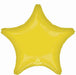 Vibrant Yellow Star Foil Balloon, 19 Inch