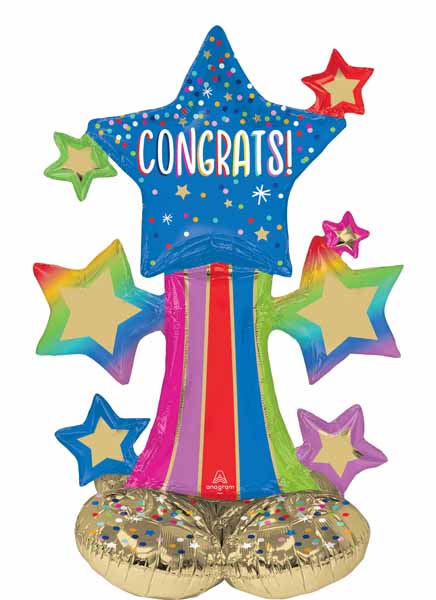 Congrats Star Junior AirLoonz 36" Foil Balloon