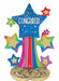 Congrats Star Junior AirLoonz 36" Foil Balloon