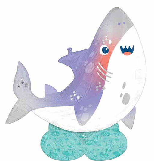 Shark Party AirLoonz 54-Inch Foil Balloon