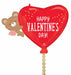 Angel Bear Hug Valentine's Day Foil Balloon, 29 Inch
