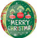 Beary Christmas 16" Orbz XL Foil Balloon