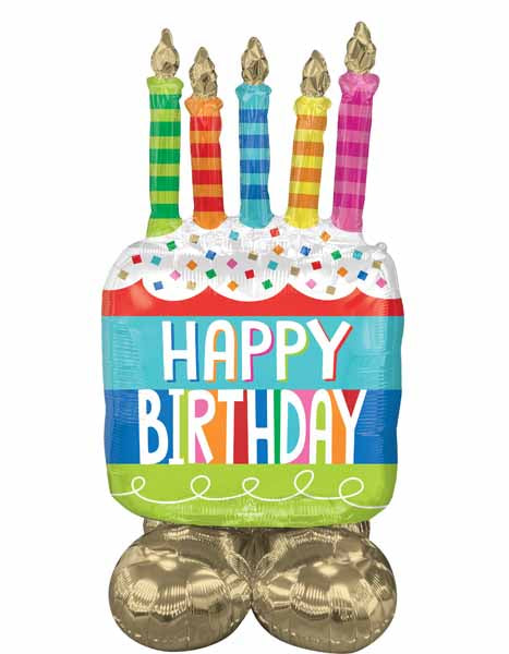 HBD MAKE A WISH 49" LG AIRLOONZ P70 PKG
