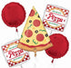 Pizza Party Foil Balloon Bouquet