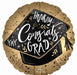 Grad Achievement 18" Round Foil Graduation Balloon