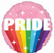 Burst of Pride 18 Inch Round Foil Graduation Balloon