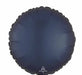 True Navy Satin Round Foil Balloon, 18 Inch